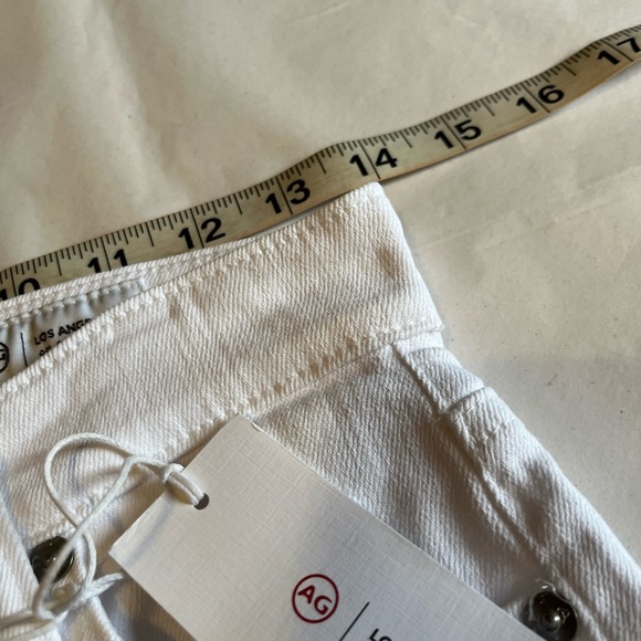 NWT AG white Mari high rise jeans size 24 - Picture 8 of 10